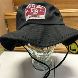 Zephyr Black Texas A&M Aggies Hat with adjustable strap. L/XL
